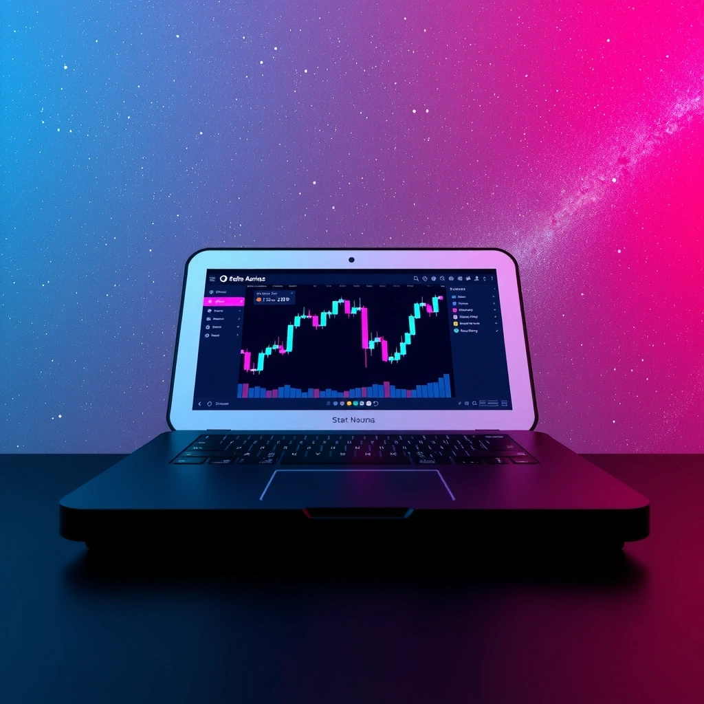 Galactic gaming universe background