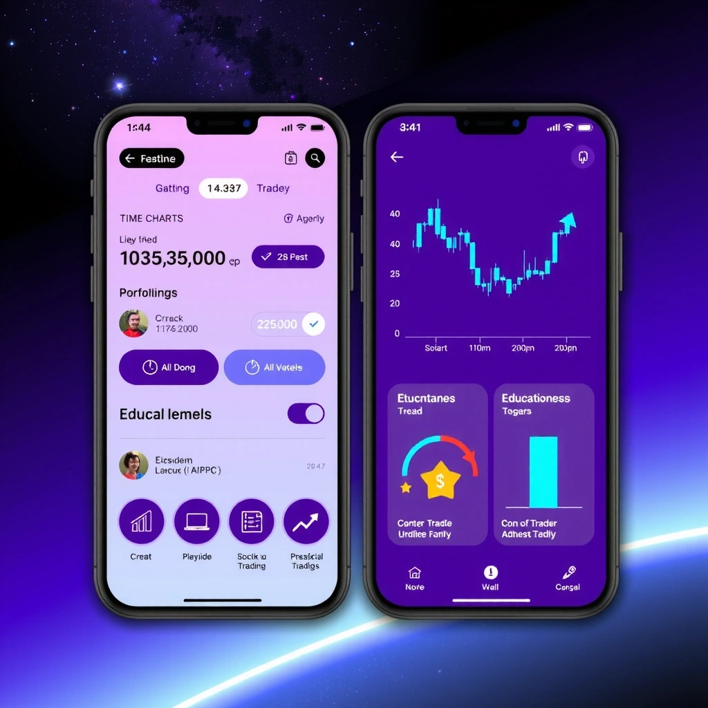 Trading Simulator Game Interface